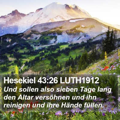 Hesekiel 43:26 LUTH1912 Bible Verse Image