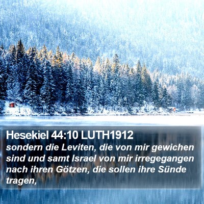Hesekiel 44:10 LUTH1912 Bible Verse Image
