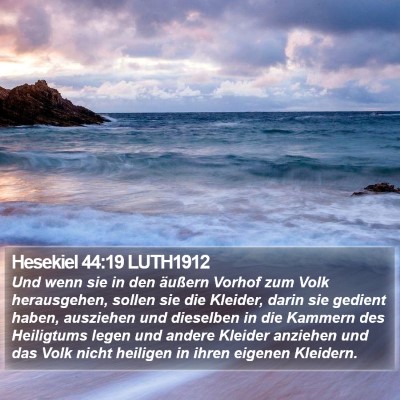 Hesekiel 44:19 LUTH1912 Bible Verse Image