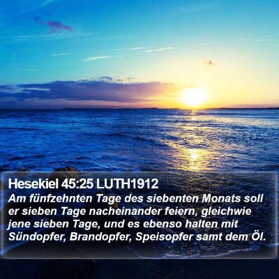Hesekiel 45:25 LUTH1912 Bible Verse Image