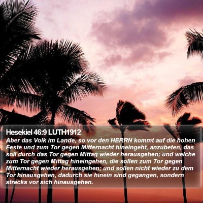 Hesekiel 46:9 LUTH1912 Bible Verse Image