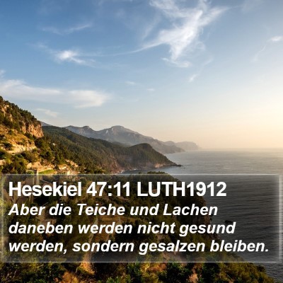 Hesekiel 47:11 LUTH1912 Bible Verse Image