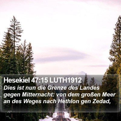 Hesekiel 47:15 LUTH1912 Bible Verse Image