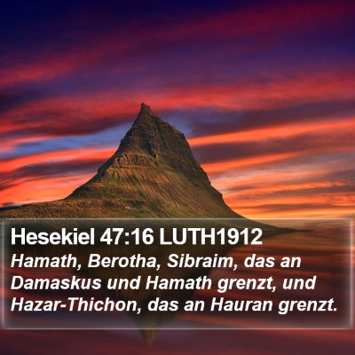 Hesekiel 47:16 LUTH1912 Bible Verse Image