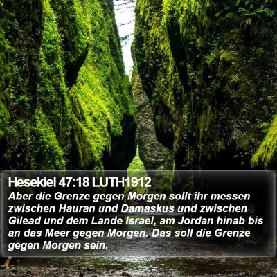 Hesekiel 47:18 LUTH1912 Bible Verse Image