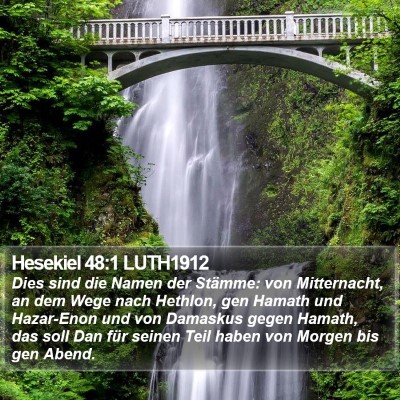 Hesekiel 48:1 LUTH1912 Bible Verse Image
