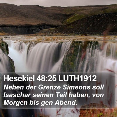 Hesekiel 48:25 LUTH1912 Bible Verse Image