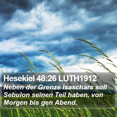 Hesekiel 48:26 LUTH1912 Bible Verse Image