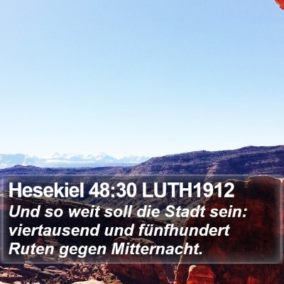 Hesekiel 48:30 LUTH1912 Bible Verse Image