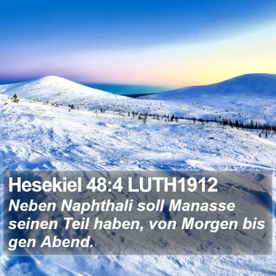 Hesekiel 48:4 LUTH1912 Bible Verse Image