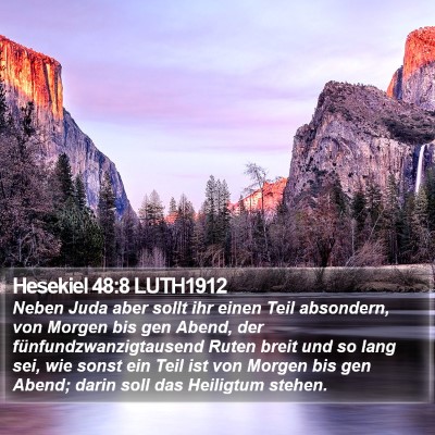 Hesekiel 48:8 LUTH1912 Bible Verse Image
