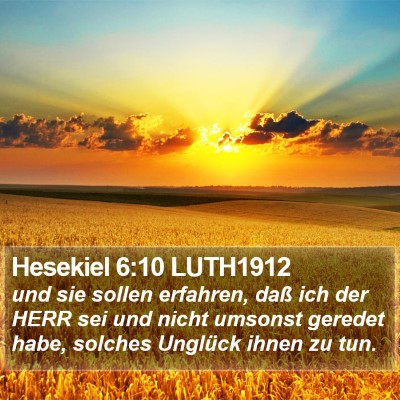 Hesekiel 6:10 LUTH1912 Bible Verse Image