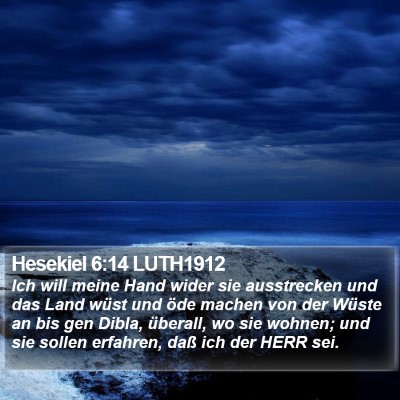 Hesekiel 6:14 LUTH1912 Bible Verse Image