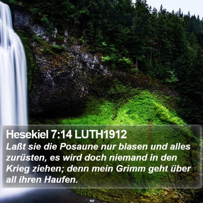 Hesekiel 7:14 LUTH1912 Bible Verse Image