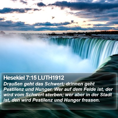 Hesekiel 7:15 LUTH1912 Bible Verse Image