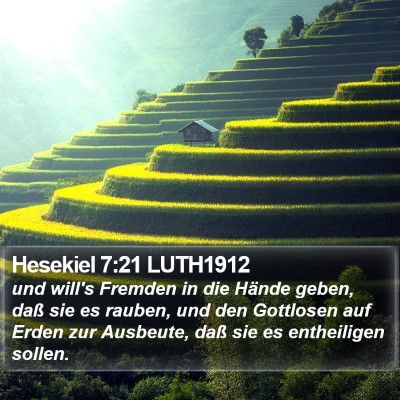 Hesekiel 7:21 LUTH1912 Bible Verse Image