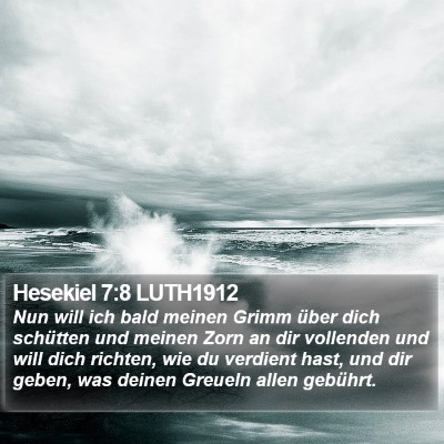 Hesekiel 7:8 LUTH1912 Bible Verse Image