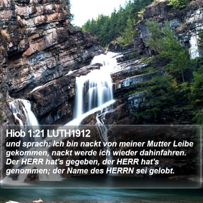 Hiob 1:21 LUTH1912 Bible Verse Image