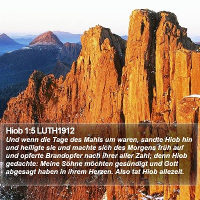 Hiob 1:5 LUTH1912 Bible Verse Image