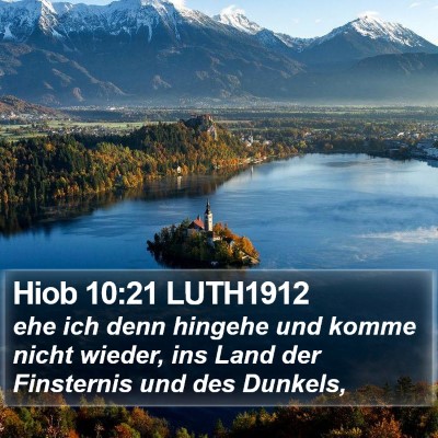 Hiob 10:21 LUTH1912 Bible Verse Image