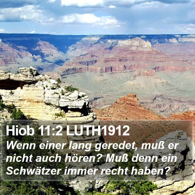 Hiob 11:2 LUTH1912 Bible Verse Image