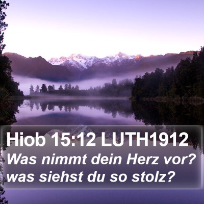 Hiob 15:12 LUTH1912 Bible Verse Image
