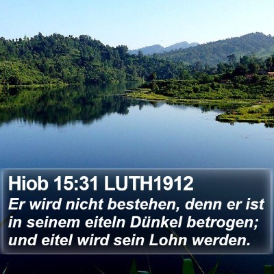 Hiob 15:31 LUTH1912 Bible Verse Image