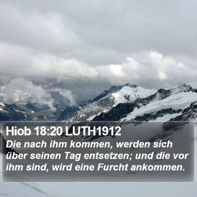 Hiob 18:20 LUTH1912 Bible Verse Image