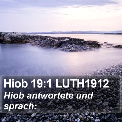 Hiob 19:1 LUTH1912 Bible Verse Image