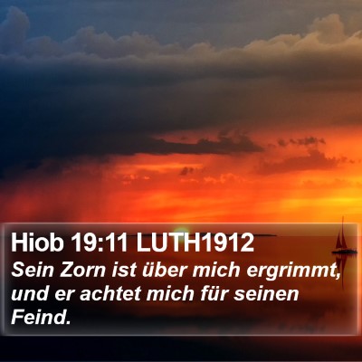 Hiob 19:11 LUTH1912 Bible Verse Image