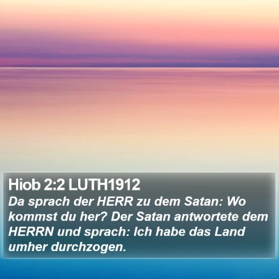 Hiob 2:2 LUTH1912 Bible Verse Image