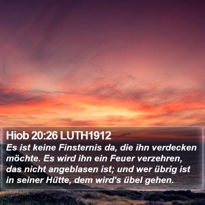 Hiob 20:26 LUTH1912 Bible Verse Image