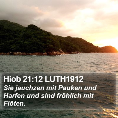 Hiob 21:12 LUTH1912 Bible Verse Image