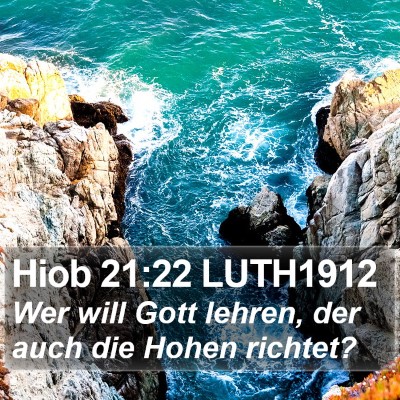 Hiob 21:22 LUTH1912 Bible Verse Image