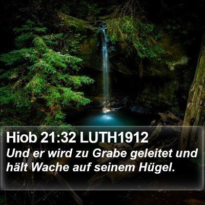 Hiob 21:32 LUTH1912 Bible Verse Image