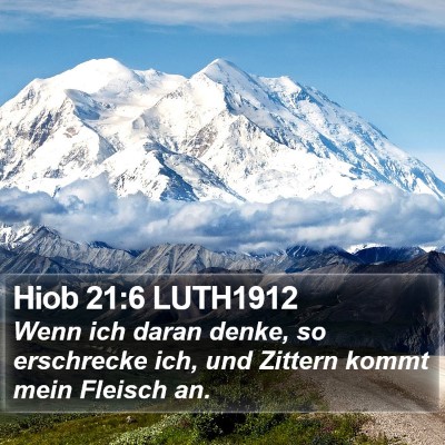 Hiob 21:6 LUTH1912 Bible Verse Image
