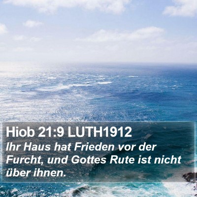 Hiob 21:9 LUTH1912 Bible Verse Image