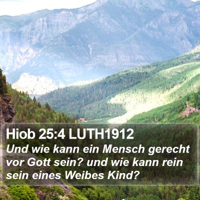 Hiob 25:4 LUTH1912 Bible Verse Image