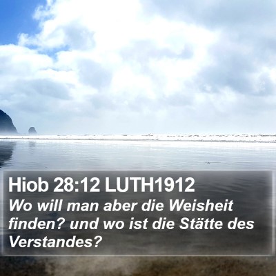 Hiob 28:12 LUTH1912 Bible Verse Image