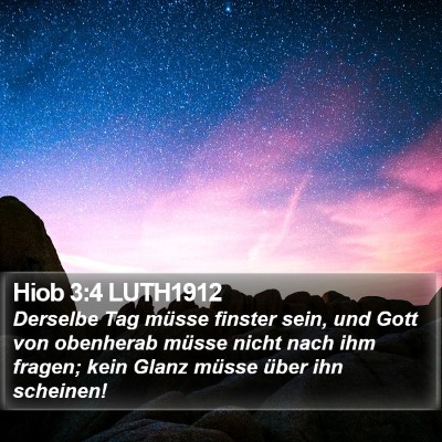 Hiob 3:4 LUTH1912 Bible Verse Image