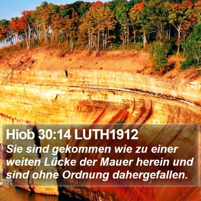 Hiob 30:14 LUTH1912 Bible Verse Image