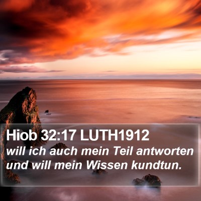 Hiob 32:17 LUTH1912 Bible Verse Image