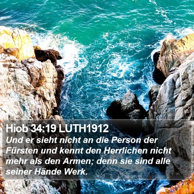 Hiob 34:19 LUTH1912 Bible Verse Image