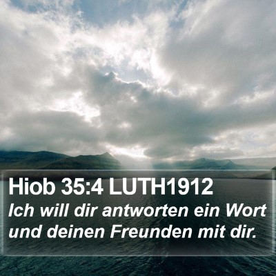 Hiob 35:4 LUTH1912 Bible Verse Image