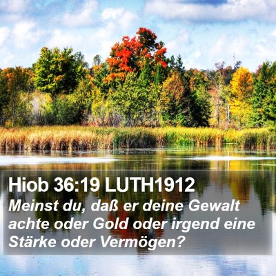 Hiob 36:19 LUTH1912 Bible Verse Image