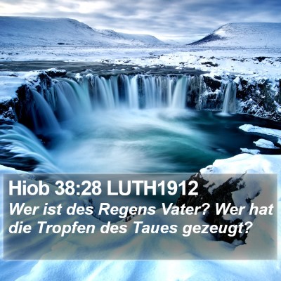 Hiob 38:28 LUTH1912 Bible Verse Image