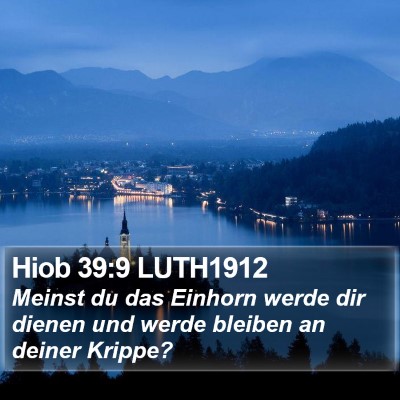 Hiob 39:9 LUTH1912 Bible Verse Image