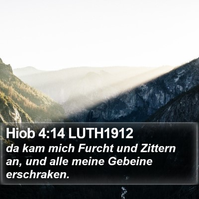 Hiob 4:14 LUTH1912 Bible Verse Image