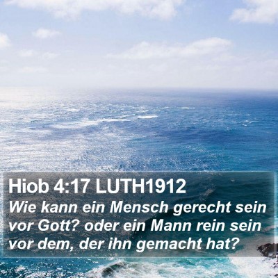 Hiob 4:17 LUTH1912 Bible Verse Image