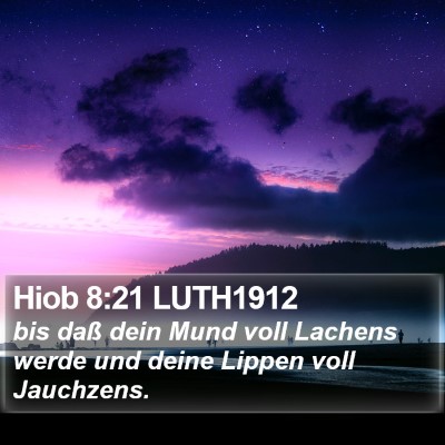 Hiob 8:21 LUTH1912 Bible Verse Image